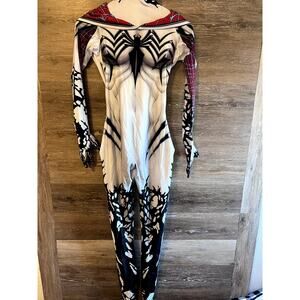 Gwenom Cosplay Costume White Spider Superhero Halloween Women Size Small Suit